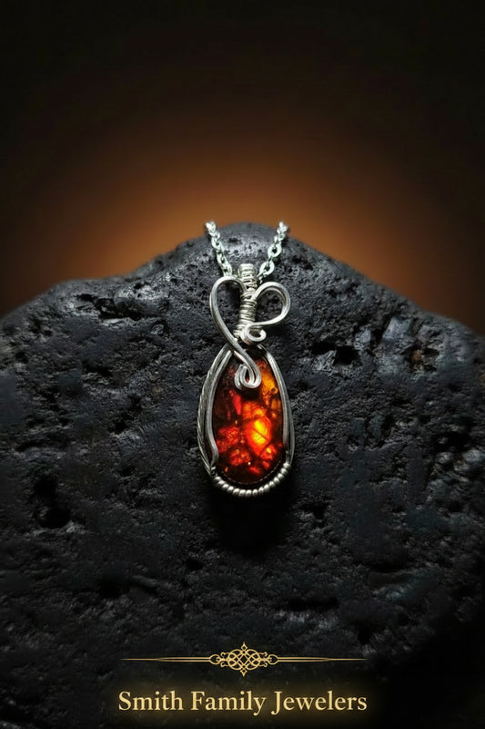 Fire Agate with color throughout